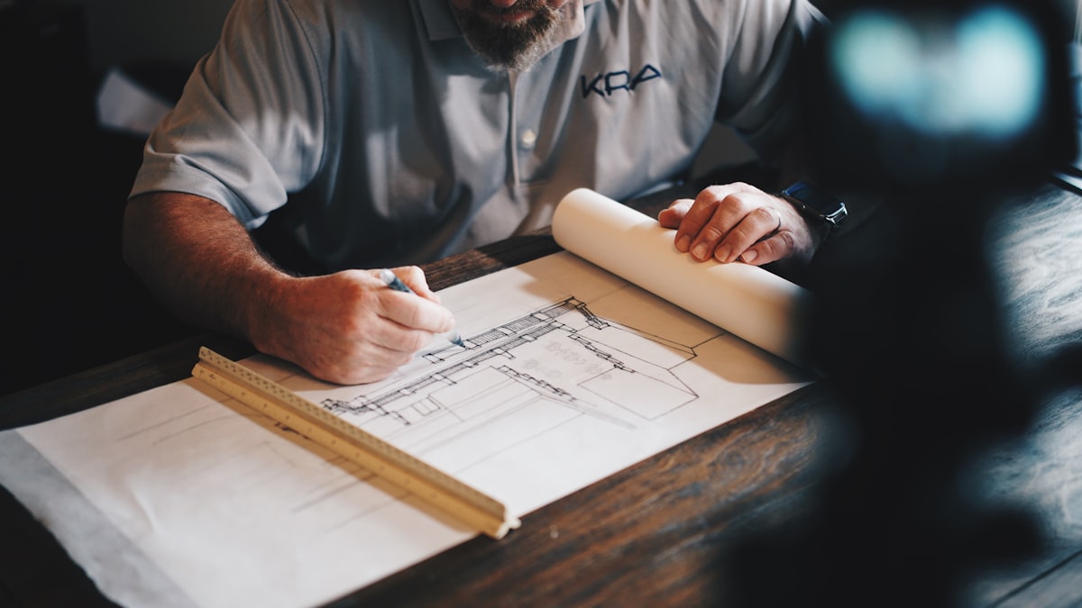 Interior construction framework for a hospitality fit-out project.